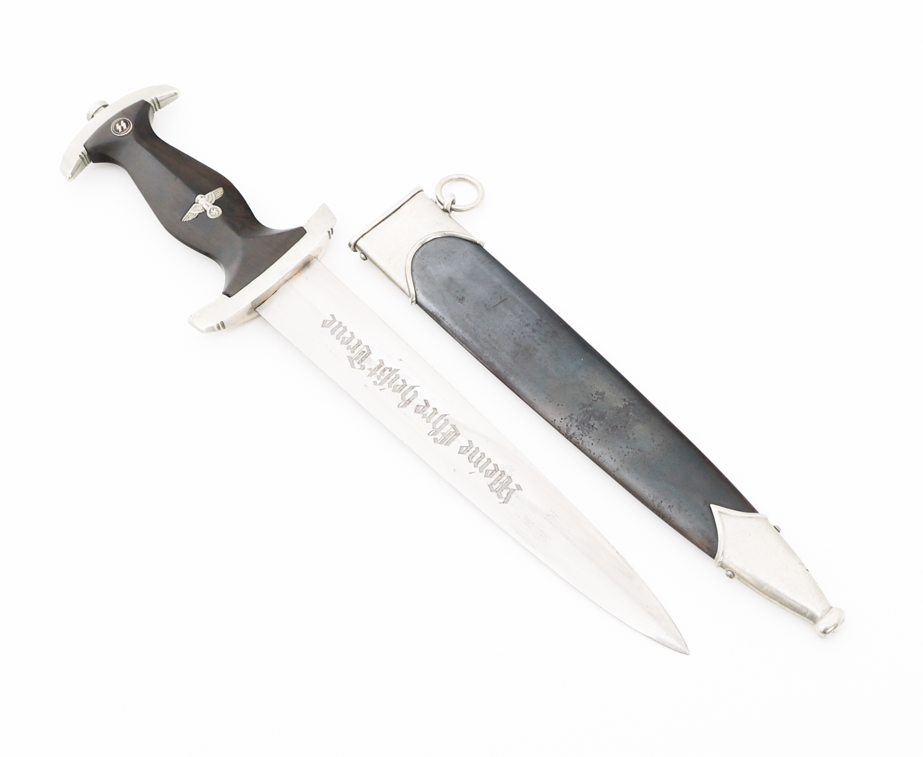 WWII GERMAN SS GROUND ROHM M1933 EM DAGGER 108240