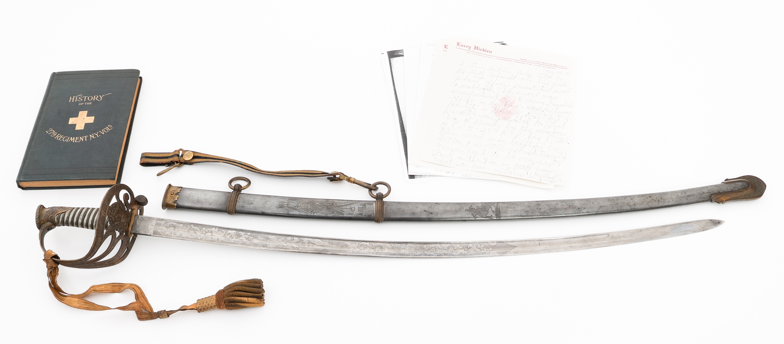 CIVIL WAR US HIGH GRADE OFFICER PRESENTATION SWORD | 110056