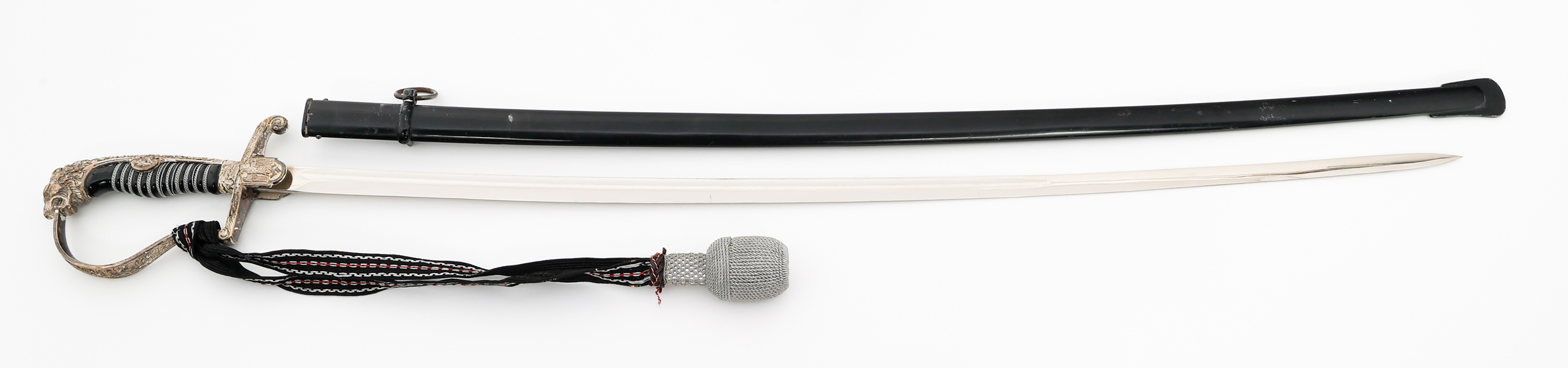 WWII GERMAN SS OFFICER DRESS LIONHEAD SWORD | 110468