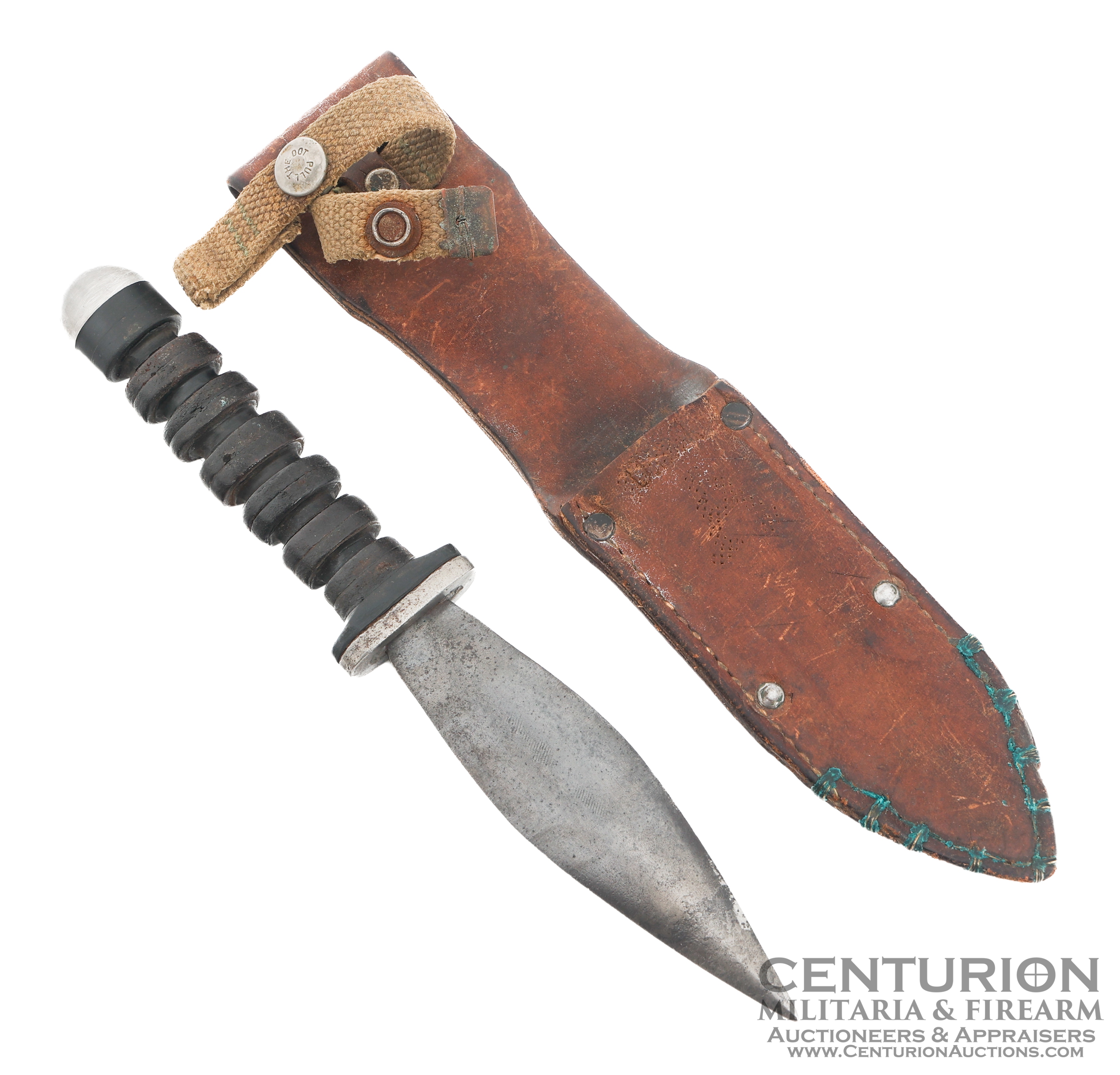 WWII US LEO BAKER COMBAT KNIFE 135280