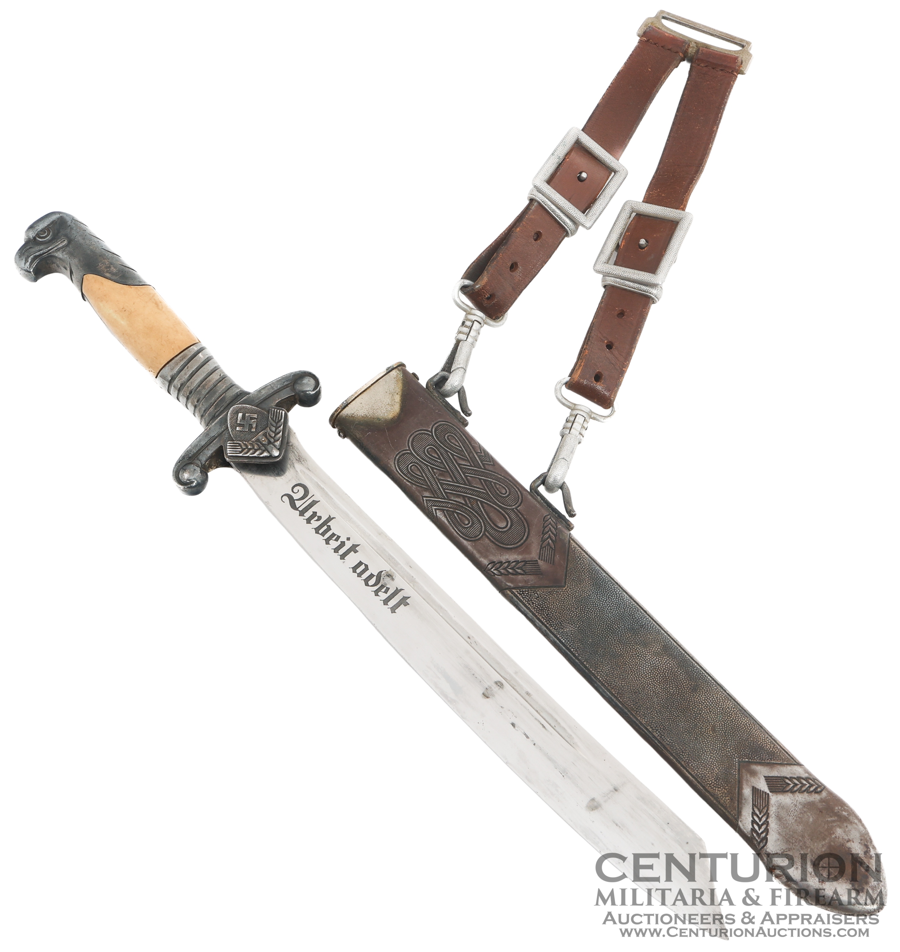 WWII German RAD Officer Dress Dagger by Carl Eickhorn 139206