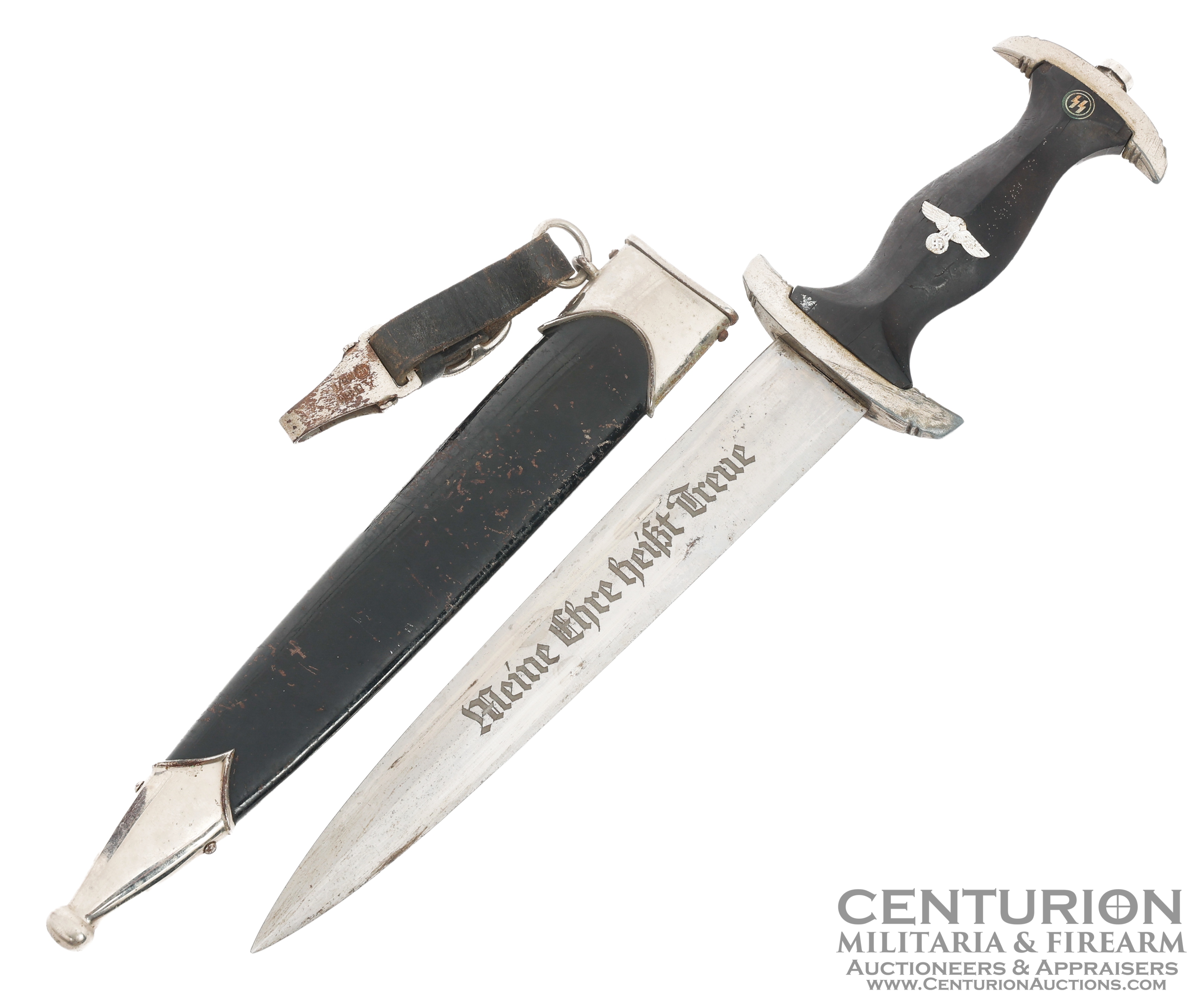 WWII German Model 1933 SS Enlisted Man Dress Dagger by RZM 151124