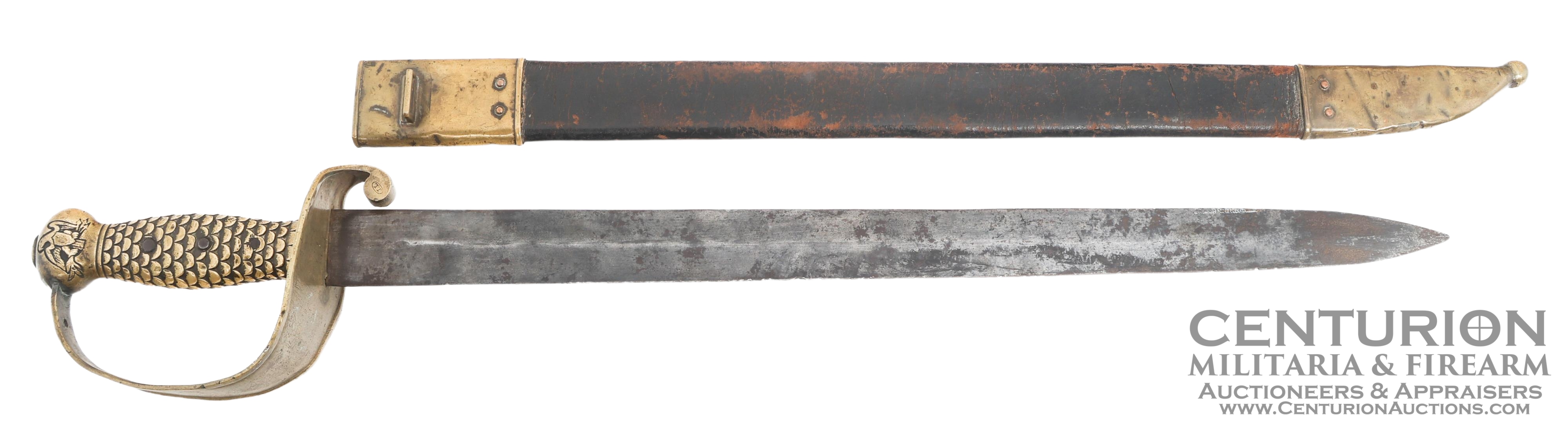 Civil War Confederate Rearsenaled M1841 Cutlass by Ames - 155051