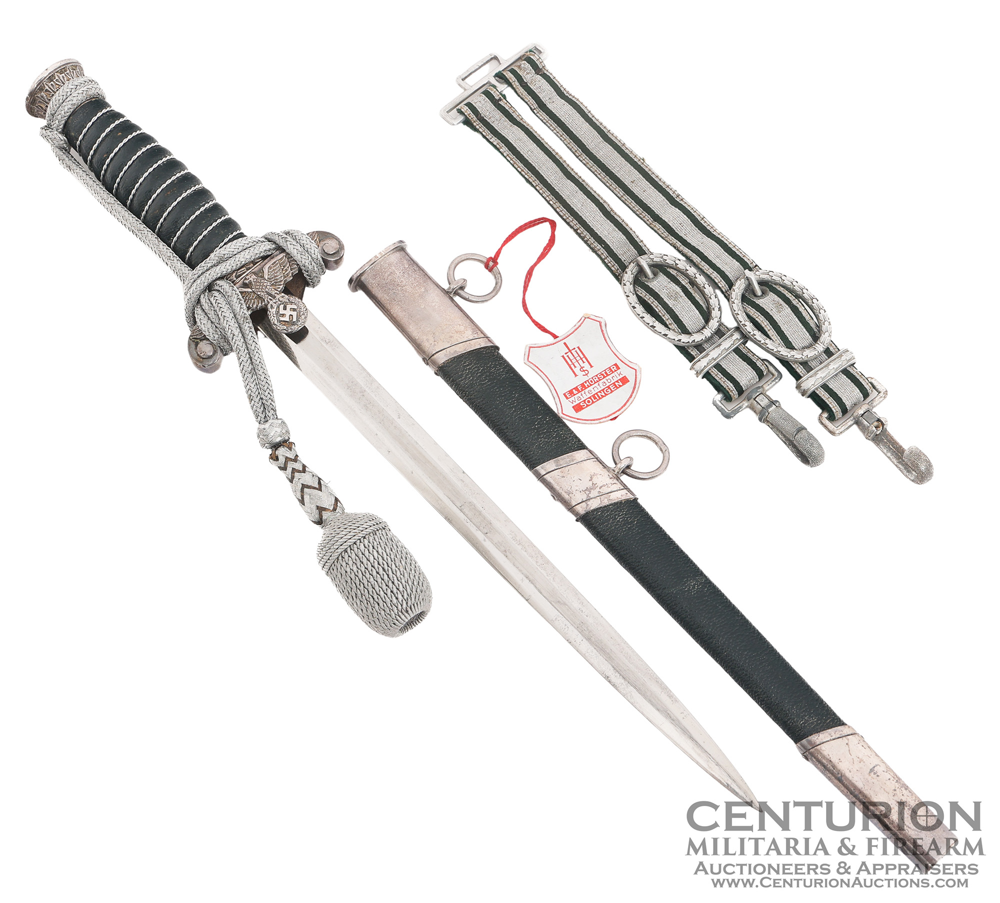 WWII German Land Customs Official Dagger by EF Horster - 155186