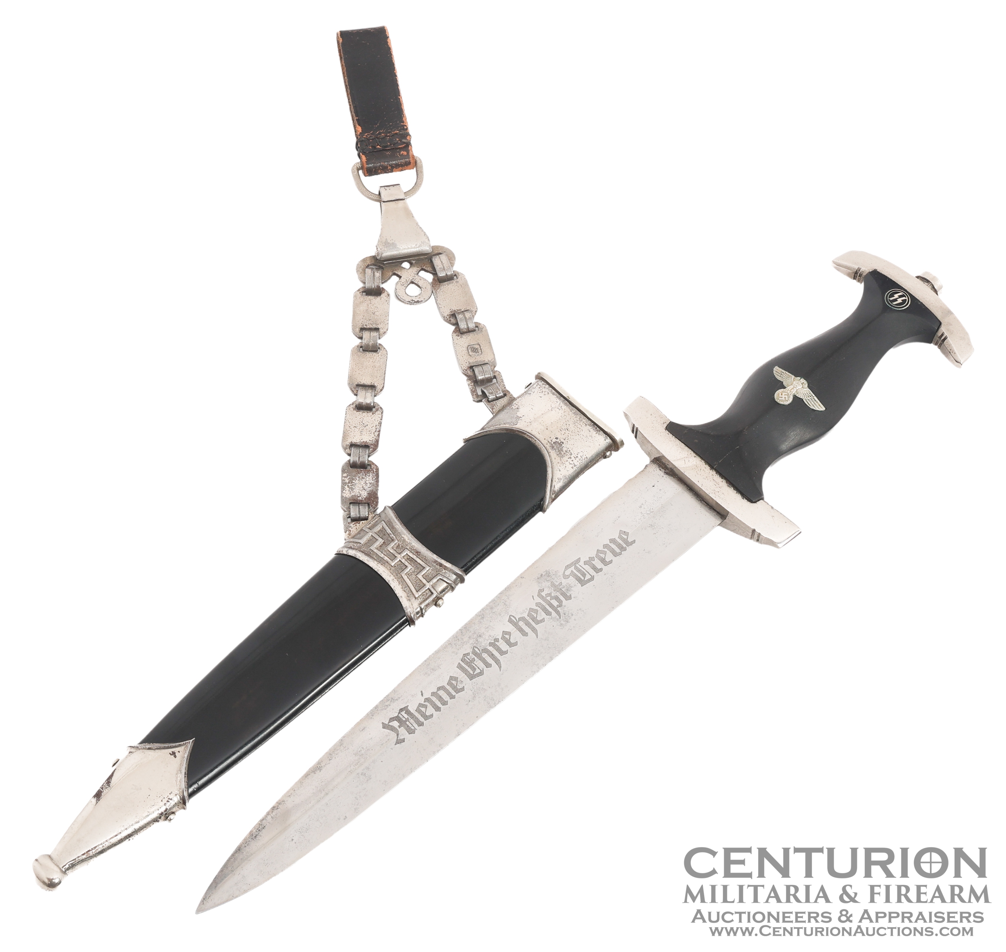 WWII German SS Model 1936 Officer Chained Dress Dagger - 155177