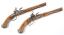 FINE PAIR OF 18th C BURL ITALIAN FLINTLOCK PISTOLS | Sold $15,045