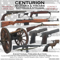 Collector Firearm Auction - Civil War / WWI / WWII Military, NFA / Class III Machine Gun, NFA Suppressor, Cannon, Firearm Accs