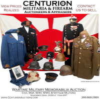 Wartime Collectible &amp; Military Memorabilia Auction - Civil War, Indian Wars, WWI, WWII, Korea, Vietnam, &amp; Current Conflicts