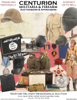 Wartime Collectible &amp; Military Memorabilia Auction - Civil War, WWI, WWII, Vietnam, &amp; Current Conflicts | Uniforms, Helmets &amp; Headgear, Flags &amp; Cloth, Field Gear, &amp; Ordnance (August 2026 / Session 1 of 2)